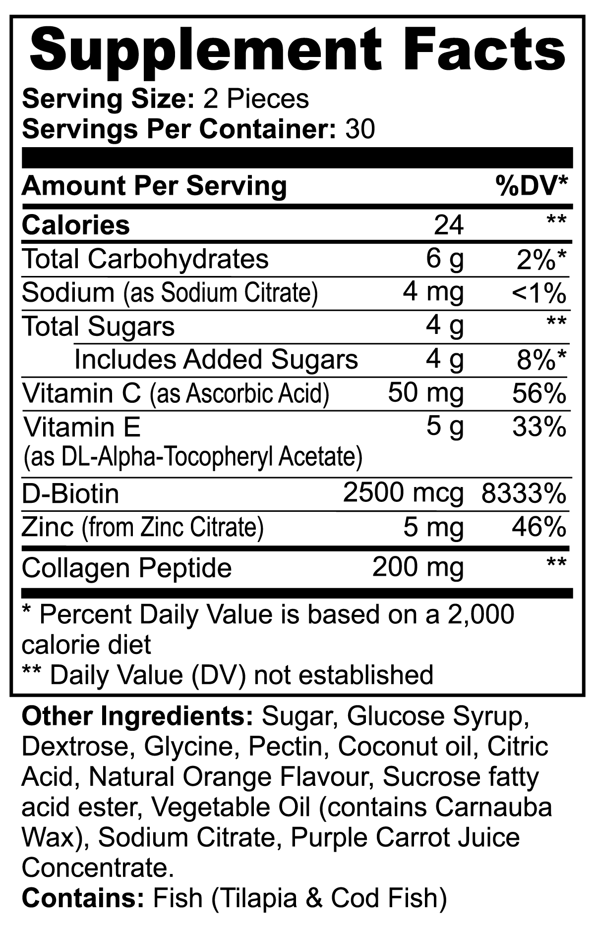 LET'S GROW COLLAGEN PEPTIDE GUMMIES